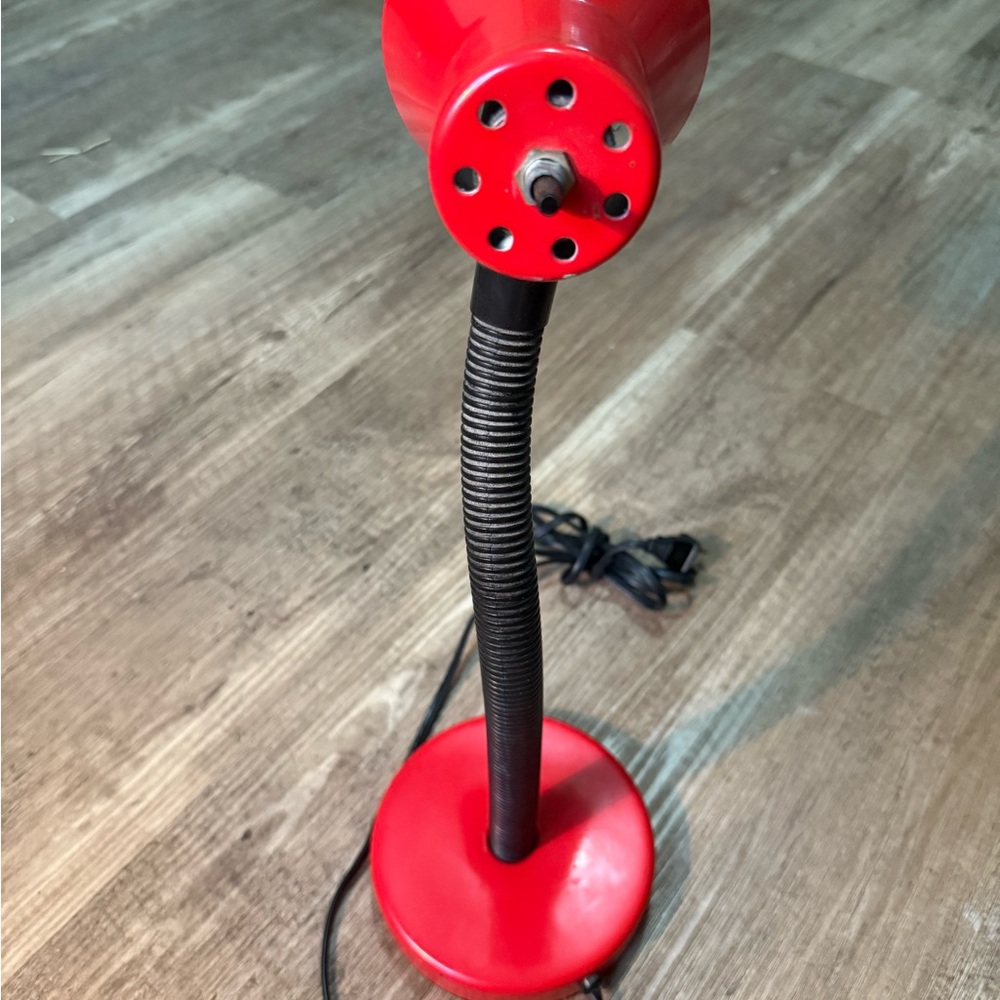 Red Desk Lamp - Picture 4 of 4